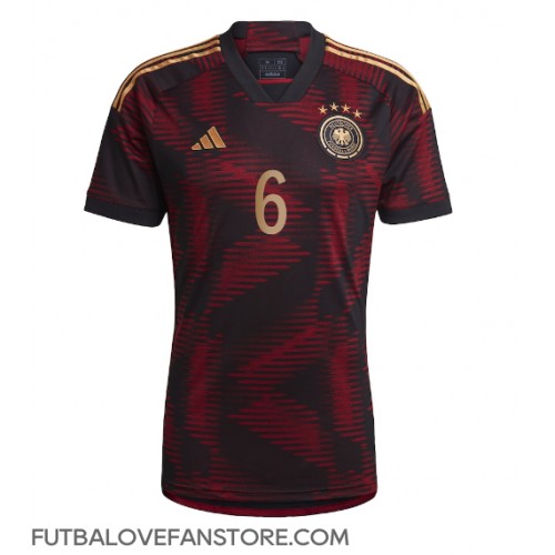 Nemecko Joshua Kimmich #6 Vonkajší futbalový dres MS 2022 Krátky Rukáv
